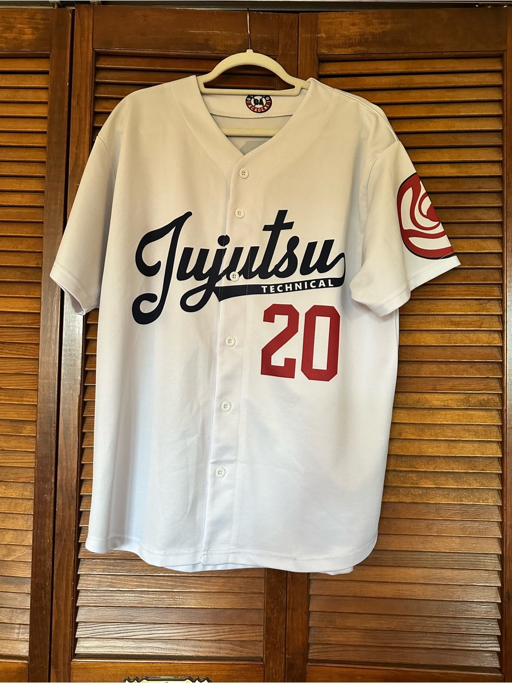 Otaku Academy Jujutsu Kaisen Anime Yuji Itadori Baseball Jersey size medium - Picture 2 of 8
